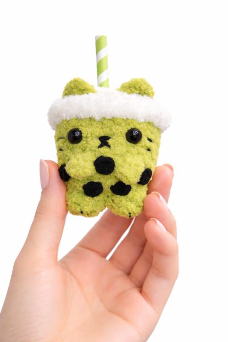 Matcha Kitty Boba Plush