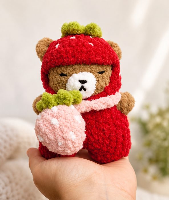 Strawberry Bear Plush