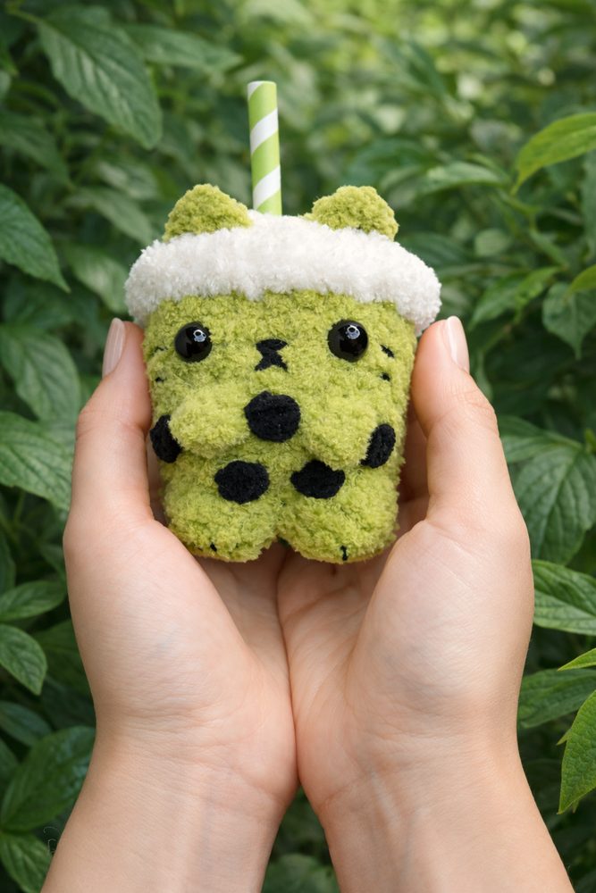 Matcha Kitty Boba Plush view 5