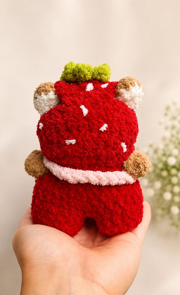 Strawberry Bear Plush view 3