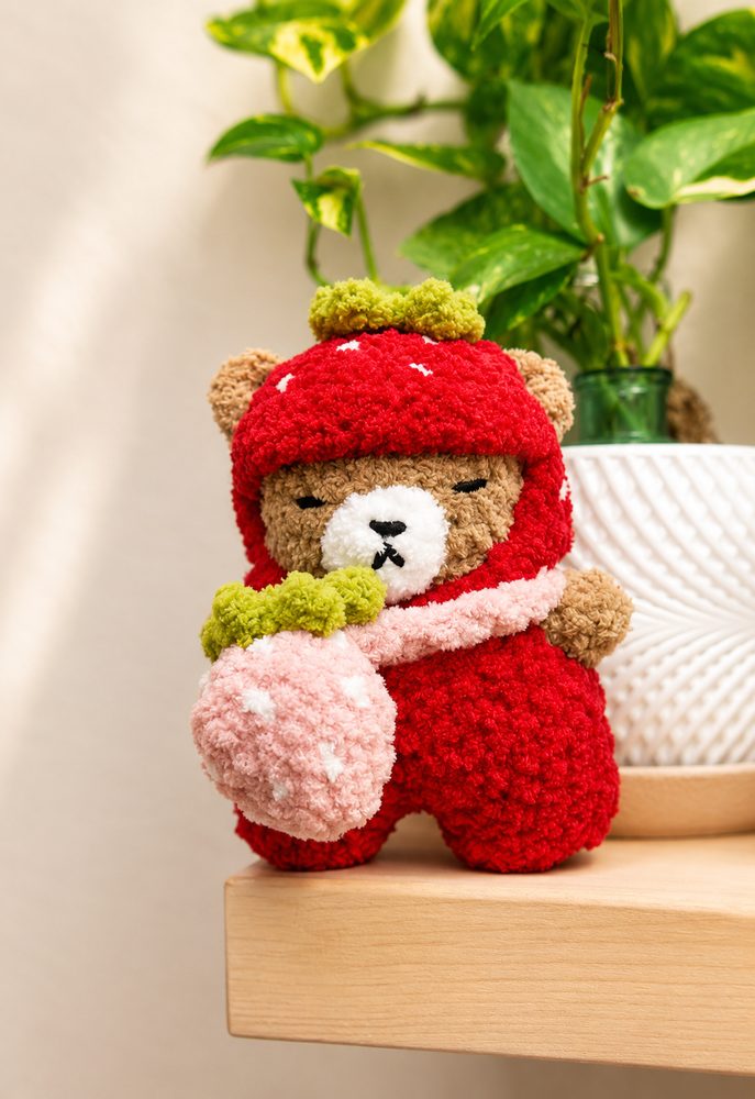 Strawberry Bear Plush view 4