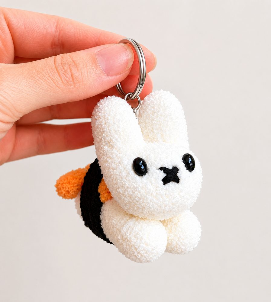Miffy Shrimp Tempura - Mini Keychain view 4