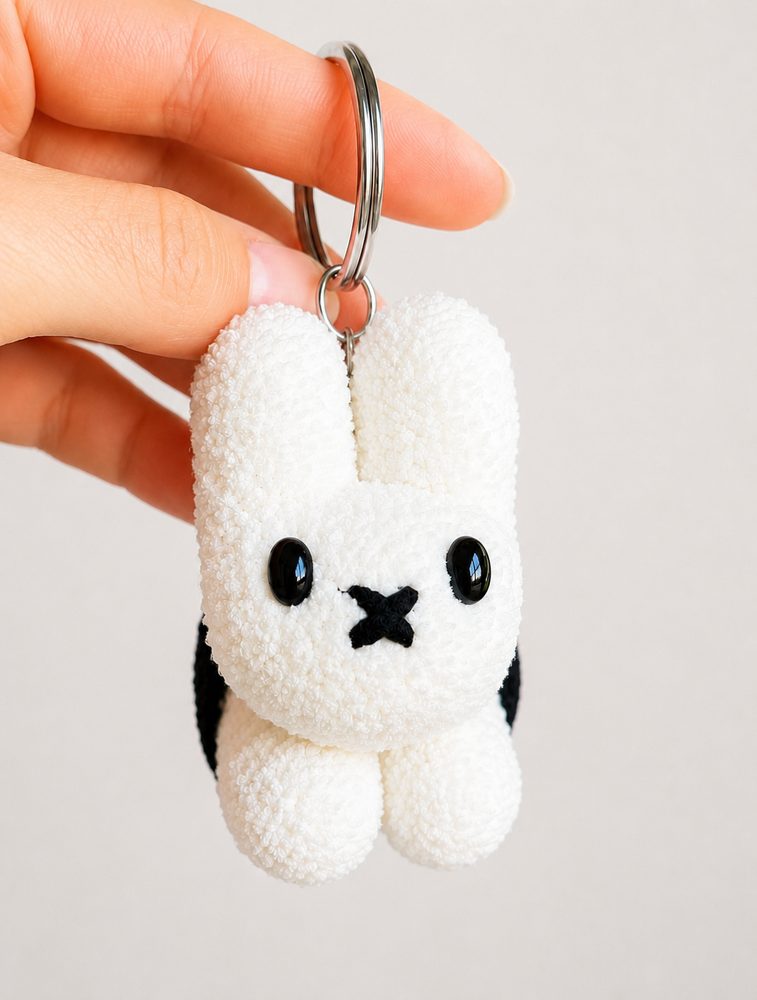 Miffy Shrimp Tempura - Mini Keychain view 6