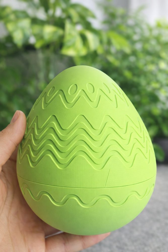 3D Printed Egg Case view 4