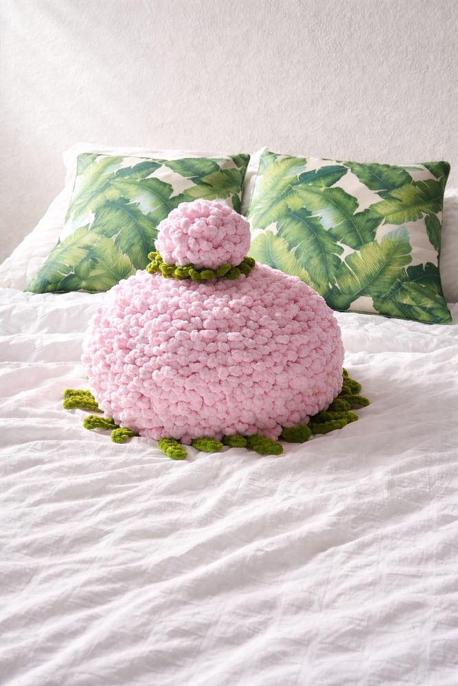 Chrysanthemum Pillow view 2