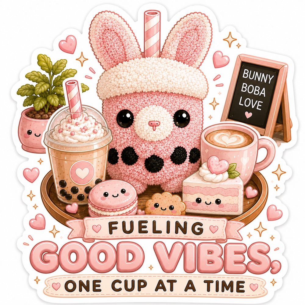 Boba Lover Stickers view 10
