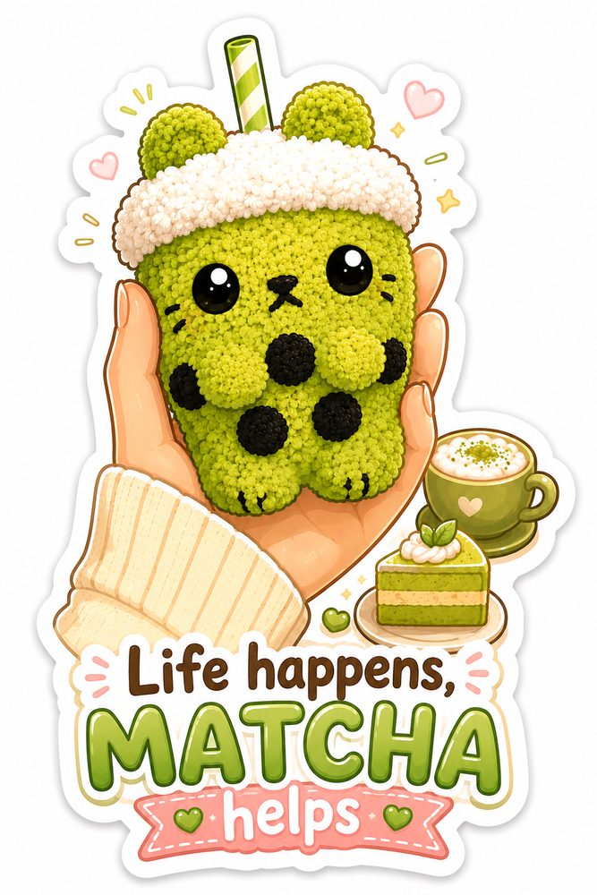 Boba Lover Stickers view 2