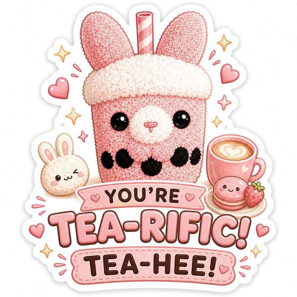 Boba Lover Stickers view 5